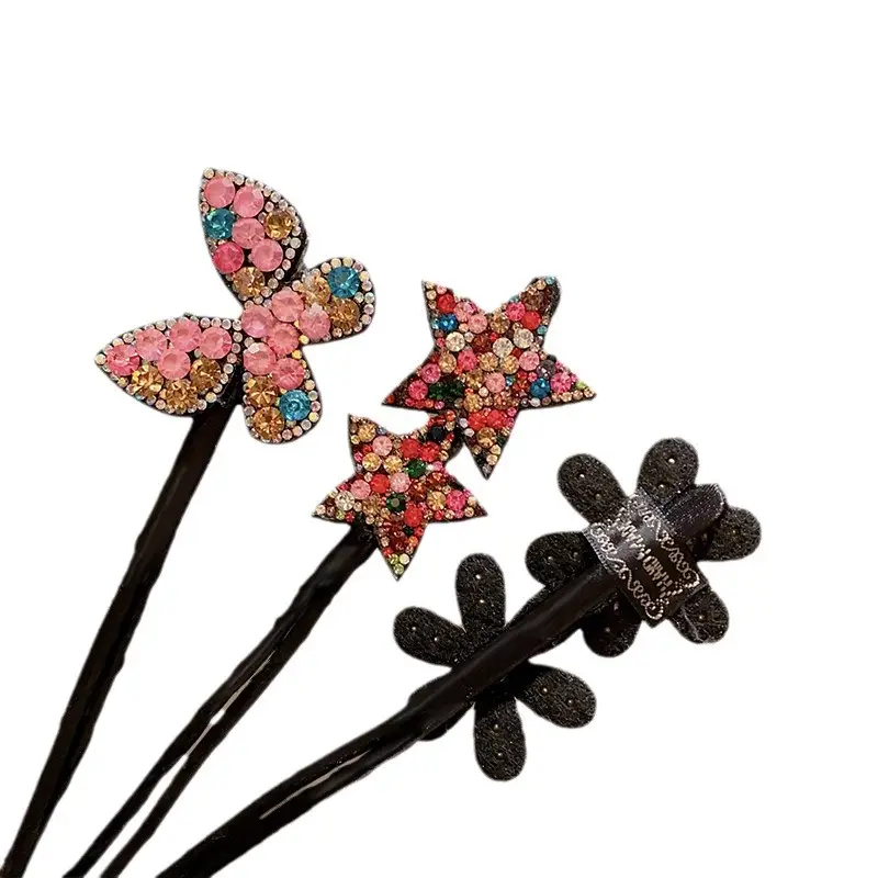 Rhinestone Butterfly Star Flower Bracelet for Girls