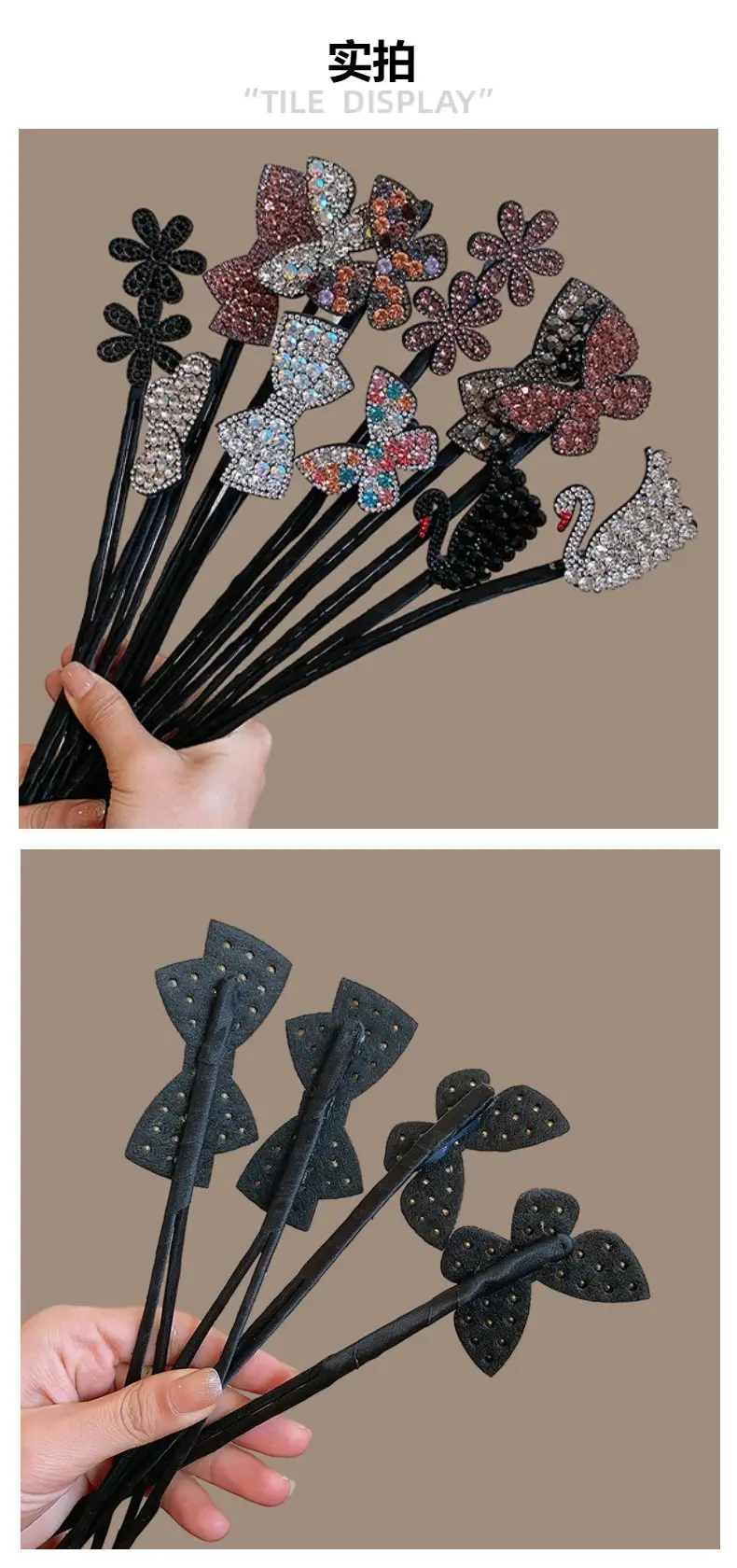Rhinestone Butterfly Star Flower Bracelet for Girls — feature 1
