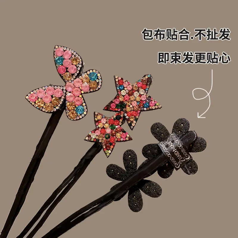 Rhinestone Butterfly Star Flower Bracelet for Girls — feature 8