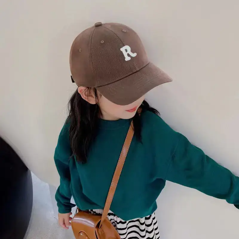 Children's Green Baseball Cap Sunscreen Hat - Image 8