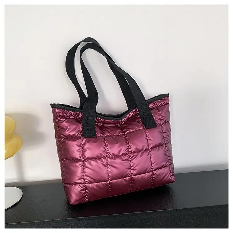Women's Korean Style Padded Shoulder Tote Bag 2023 - Image 7
