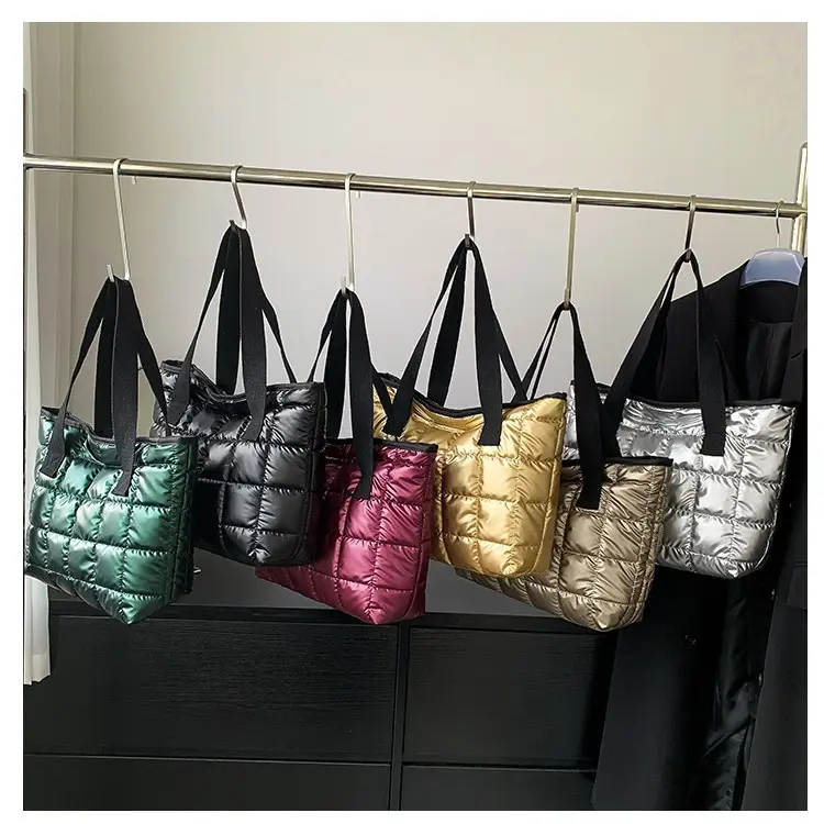 Women's Korean Style Padded Shoulder Tote Bag 2023 - Image 10