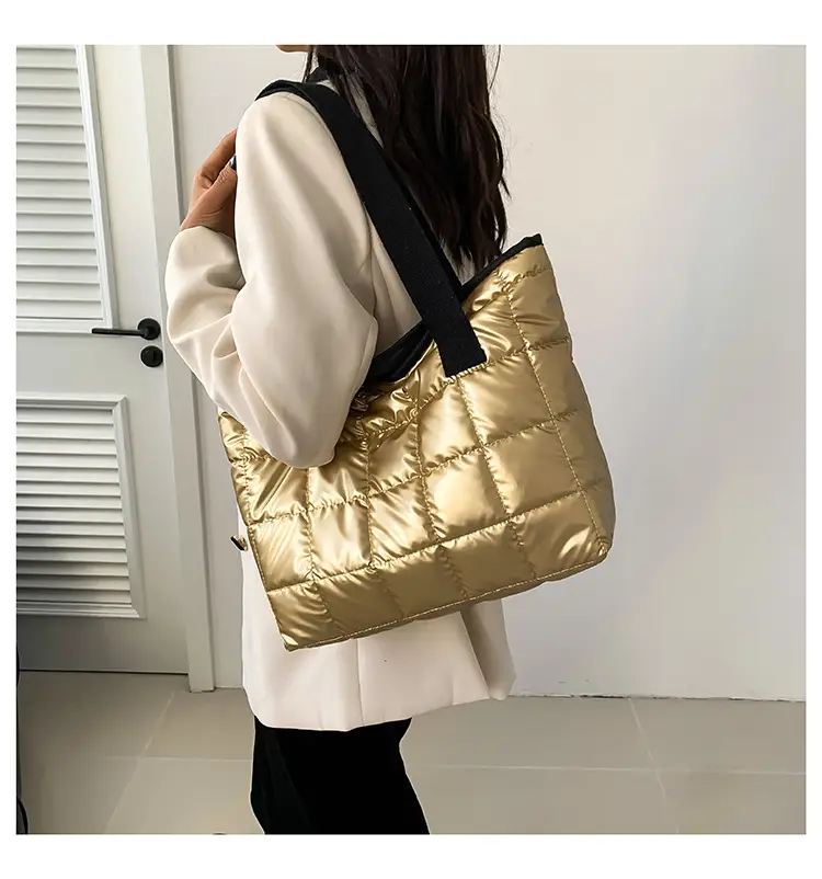 Women's Korean Style Padded Shoulder Tote Bag 2023 — feature 35