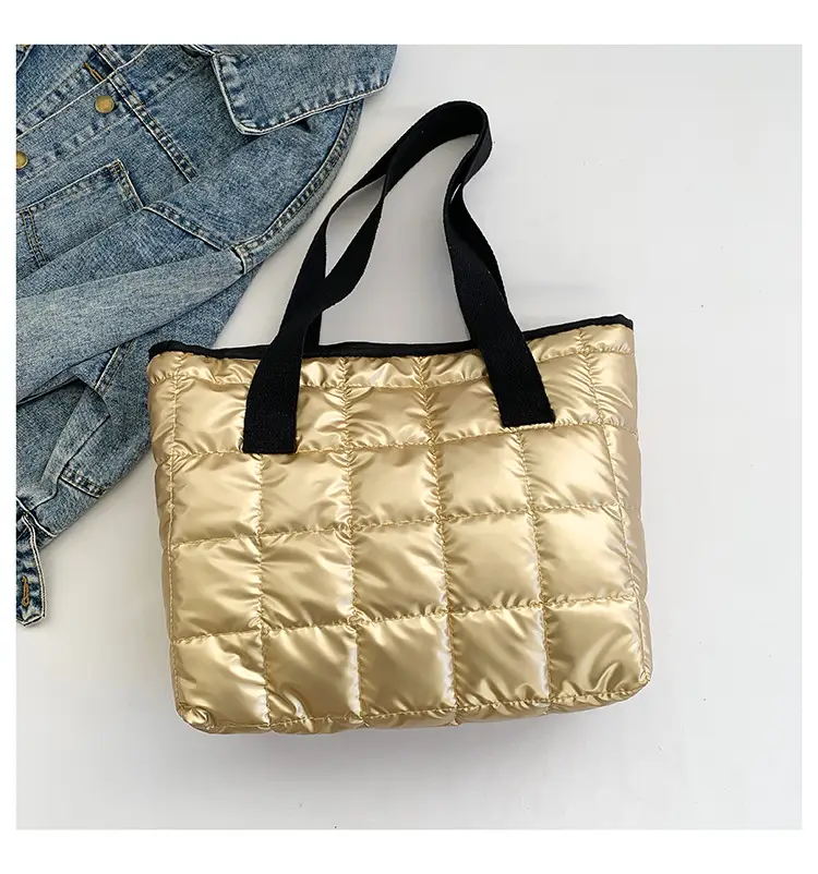Women's Korean Style Padded Shoulder Tote Bag 2023 - Image 2