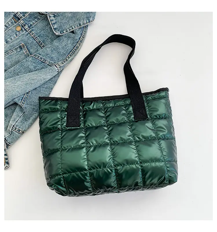 Women's Korean Style Padded Shoulder Tote Bag 2023 - Image 5