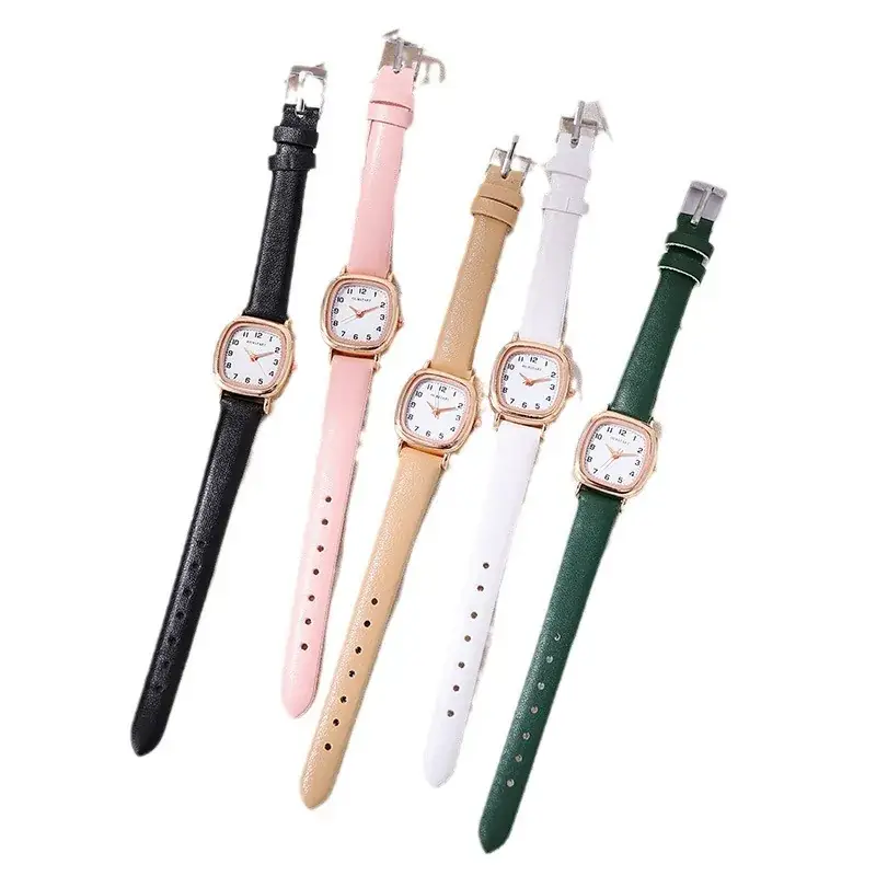 Korean Style Women's Watch White Square Digital Watch - Image 7