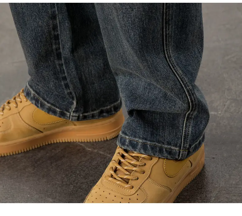 Men's Dark Blue Slim Fit Jeans Casual Wear — feature 15