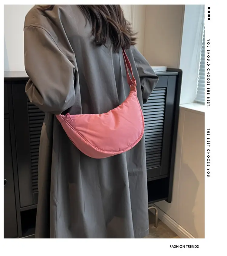 Pink Japanese Dumper Bag for Women Commute — feature 1