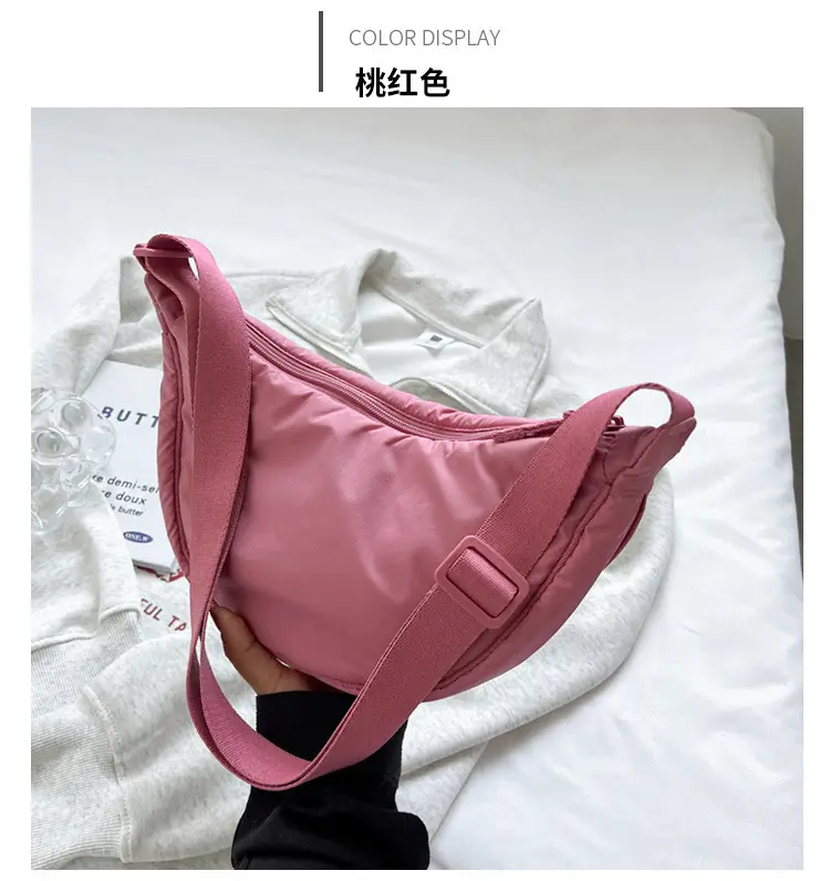 Pink Japanese Dumper Bag for Women Commute — feature 13