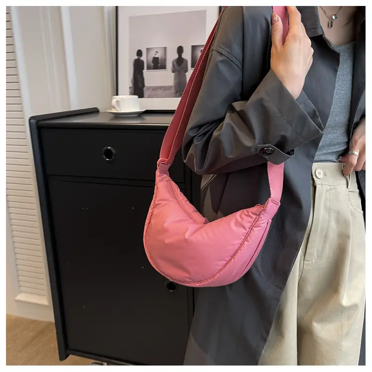 Pink Japanese Dumper Bag for Women Commute — feature 18