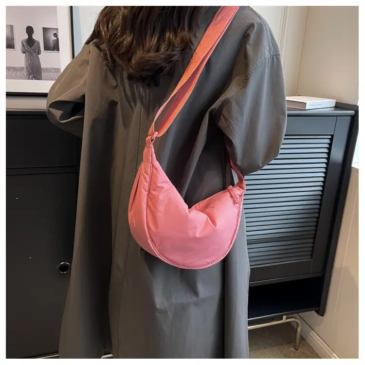 Pink Japanese Dumper Bag for Women Commute — feature 19