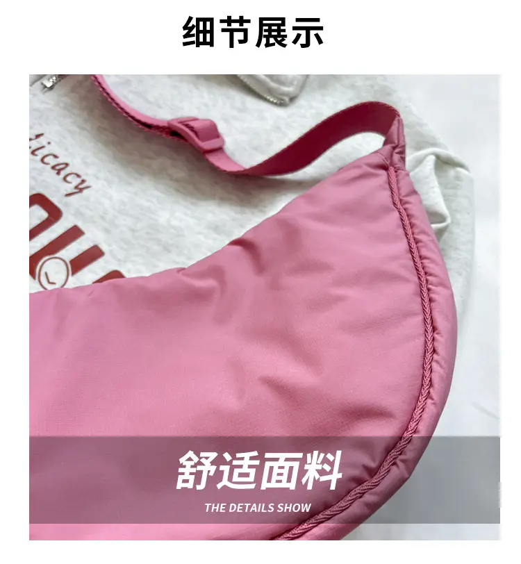 Pink Japanese Dumper Bag for Women Commute — feature 3