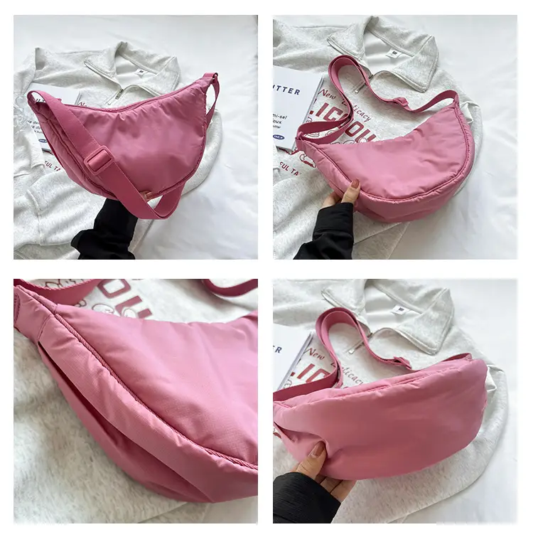 Pink Japanese Dumper Bag for Women Commute — feature 7