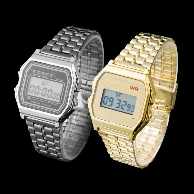 Digital Watch Women Men Steel Band Business Sports — feature 13