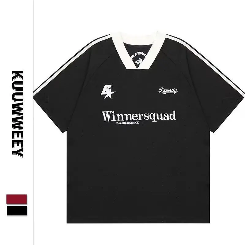 Men's Black Winnersquad V-Neck T-Shirt
