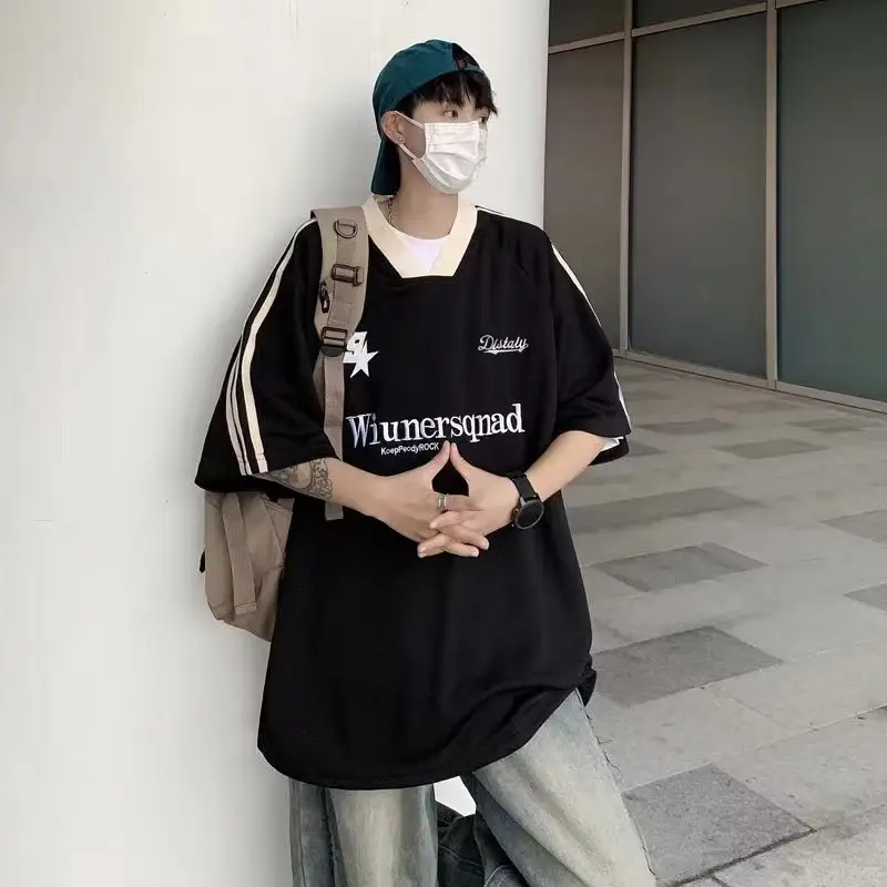 Men's Black Winnersquad V-Neck T-Shirt — feature 10