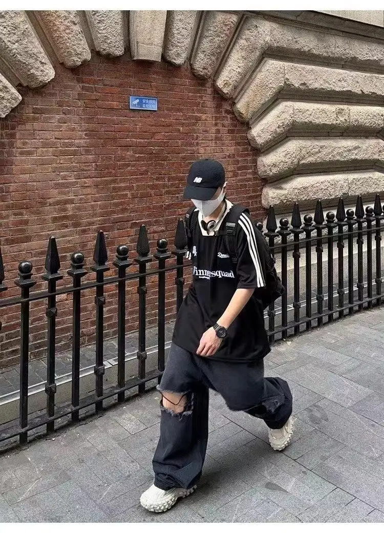 Men's Black Winnersquad V-Neck T-Shirt — feature 12