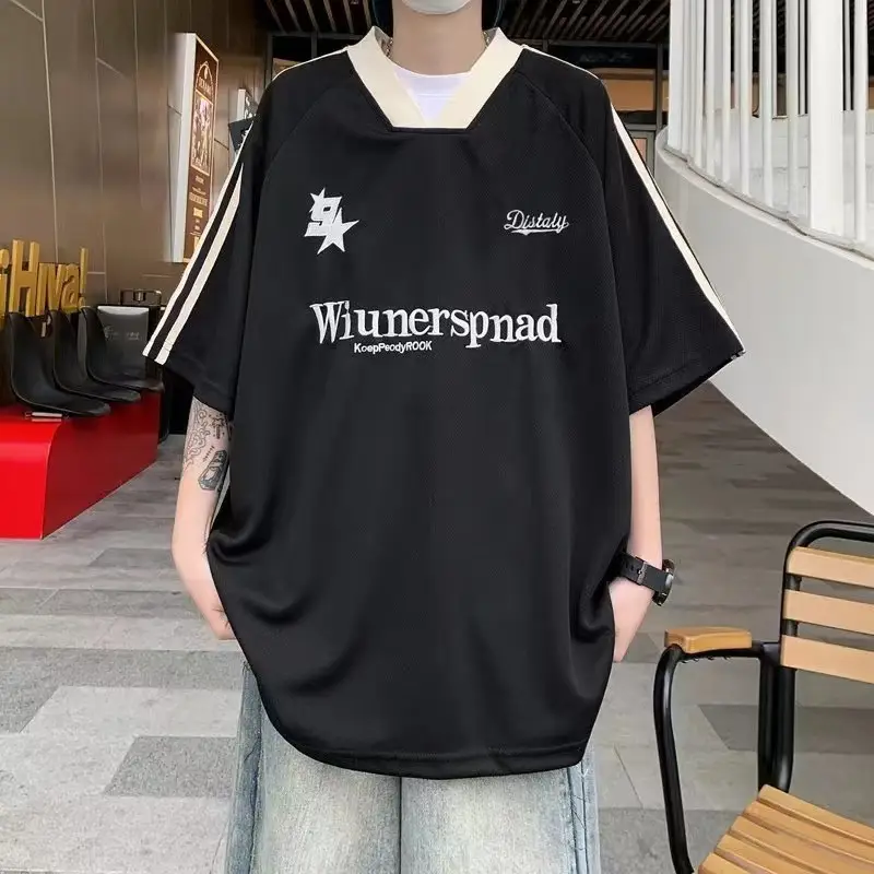 Men's Black Winnersquad V-Neck T-Shirt — feature 9