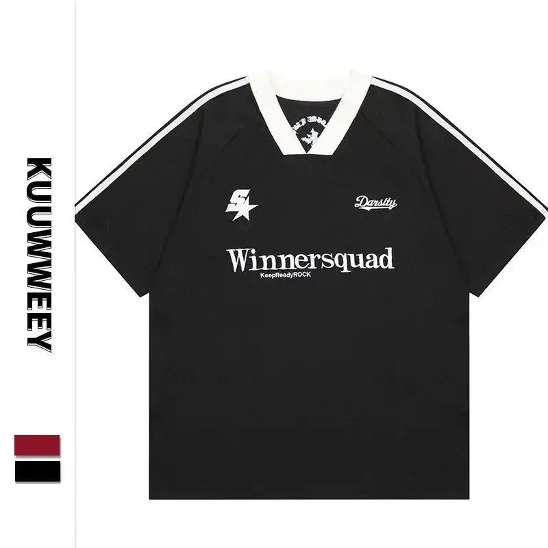 Men's Black Winnersquad V-Neck T-Shirt