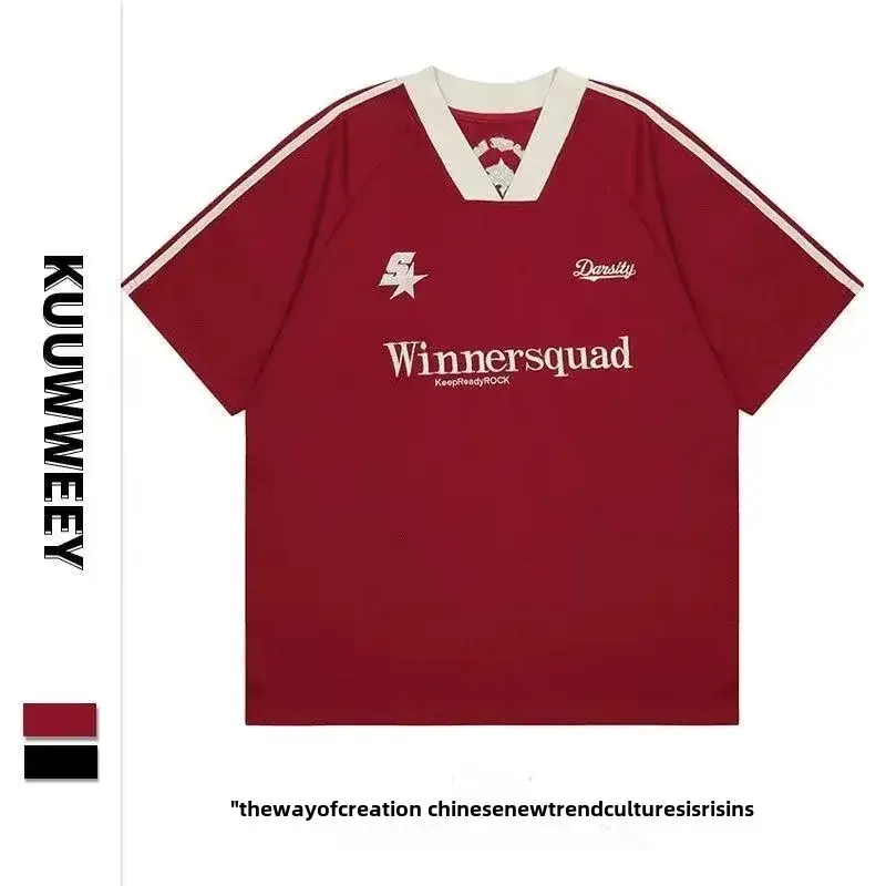 Men's Black Winnersquad V-Neck T-Shirt