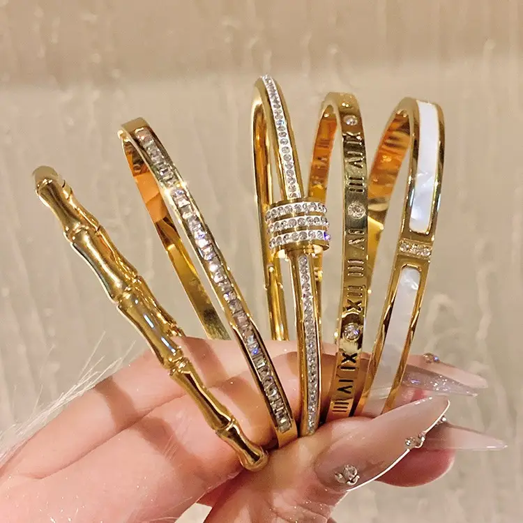 Non-Fading Titanium Steel Bracelet for Women