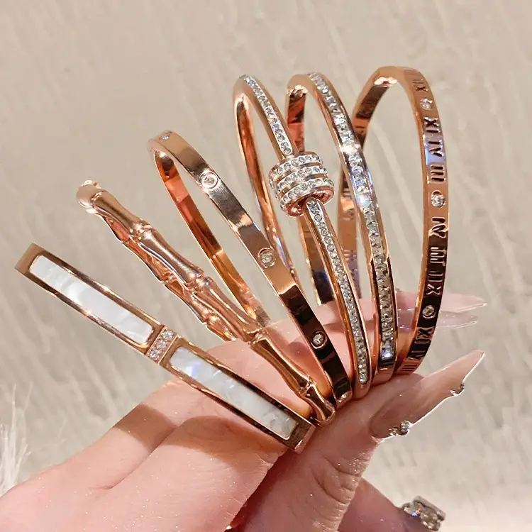 Non-Fading Titanium Steel Bracelet for Women