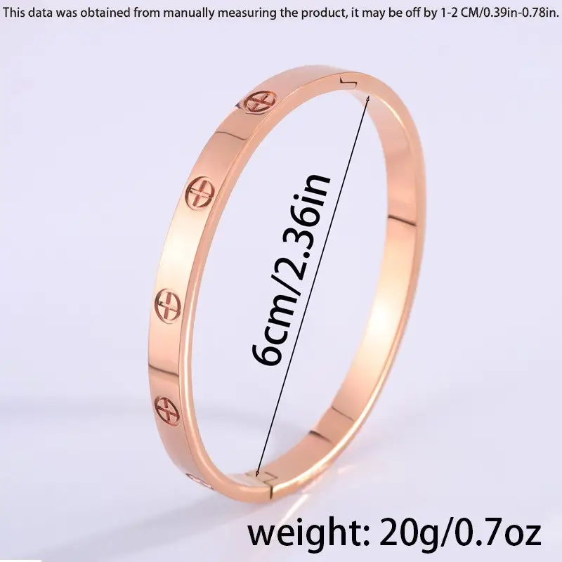 Non-Fading Titanium Steel Bracelet for Women — feature 17