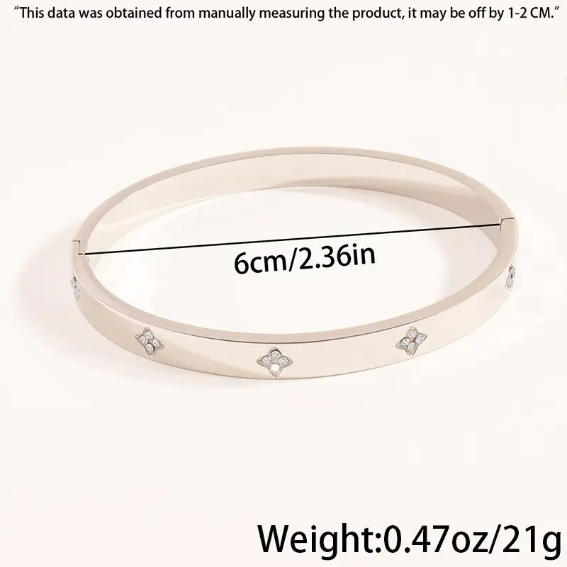 Non-Fading Titanium Steel Bracelet for Women — feature 19