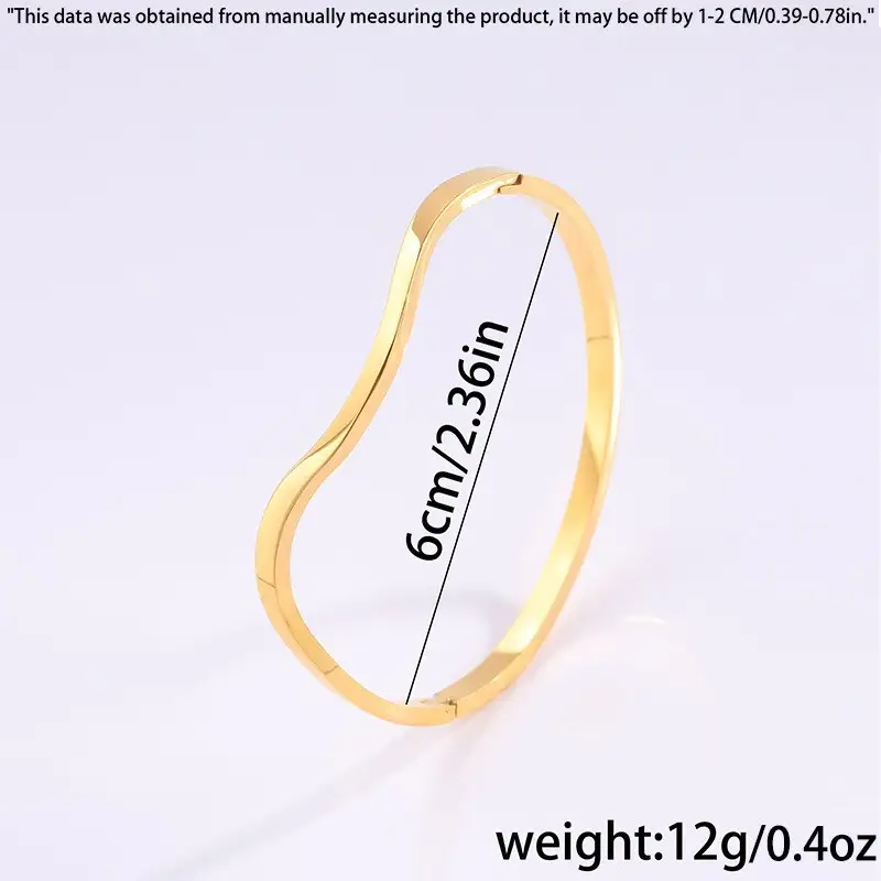 Non-Fading Titanium Steel Bracelet for Women — feature 36