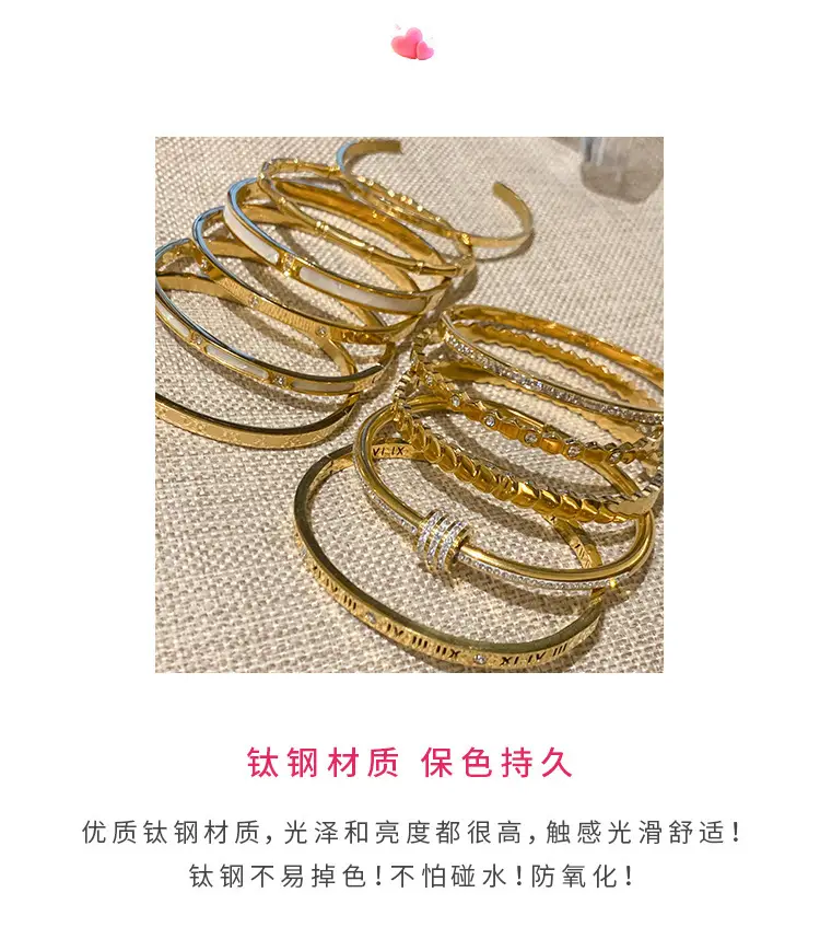 Non-Fading Titanium Steel Bracelet for Women — feature 5