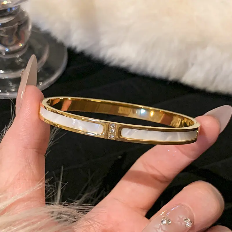 Non-Fading Titanium Steel Bracelet for Women