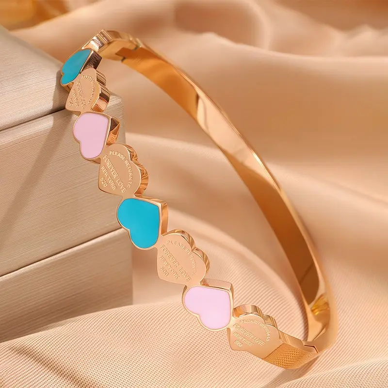 Non-Fading Titanium Steel Bracelet for Women