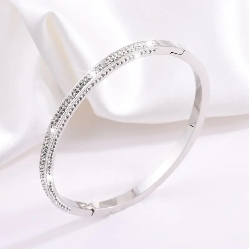 Non-Fading Titanium Steel Bracelet for Women