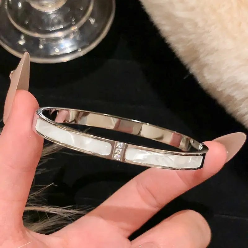 Non-Fading Titanium Steel Bracelet for Women