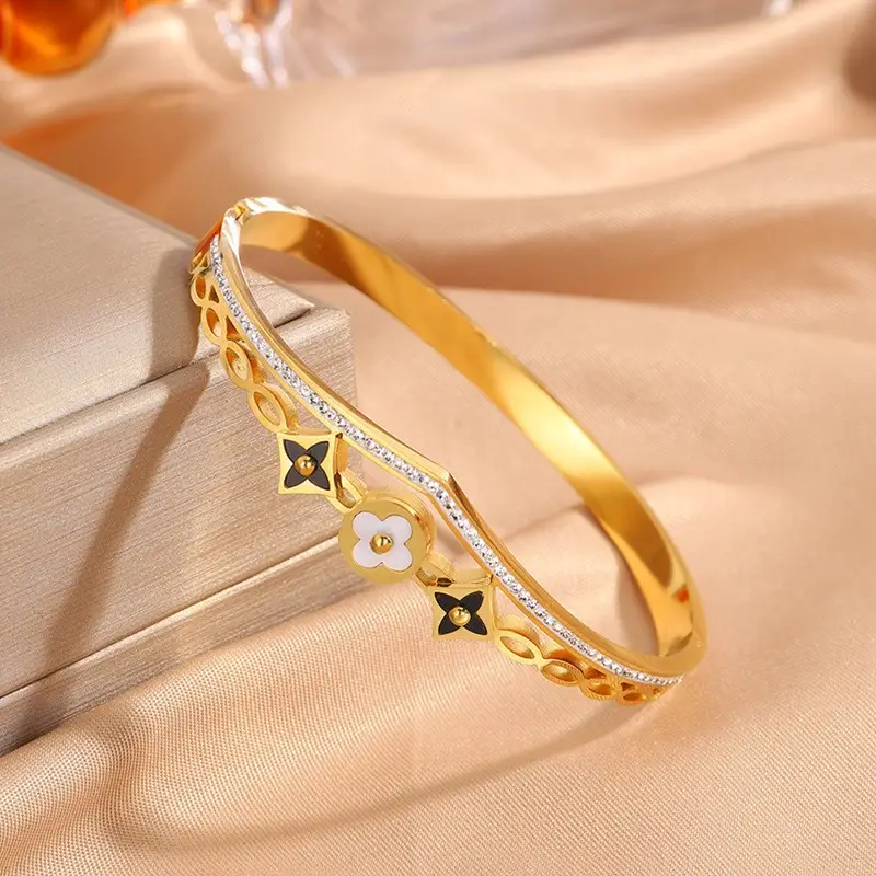 Non-Fading Titanium Steel Bracelet for Women
