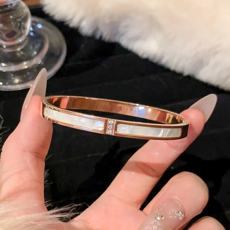 Non-Fading Titanium Steel Bracelet for Women