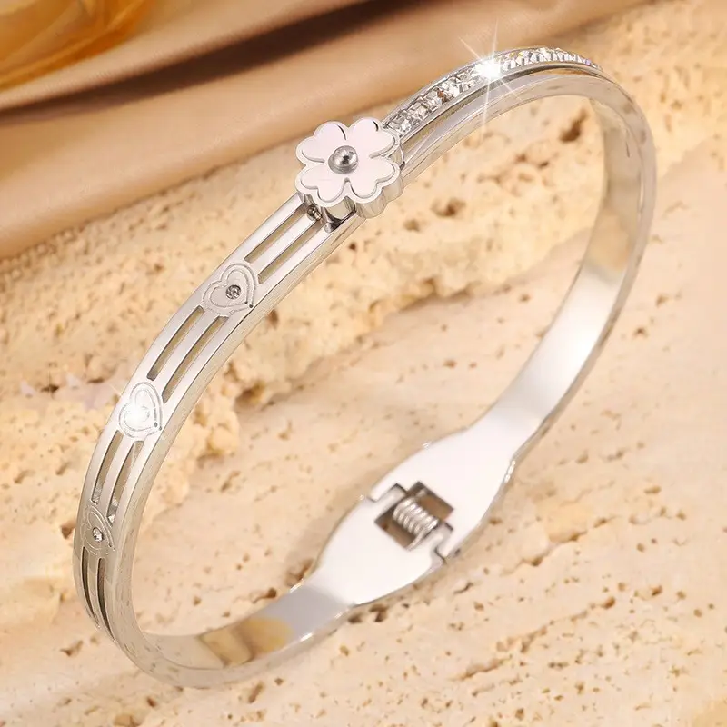 Non-Fading Titanium Steel Bracelet for Women