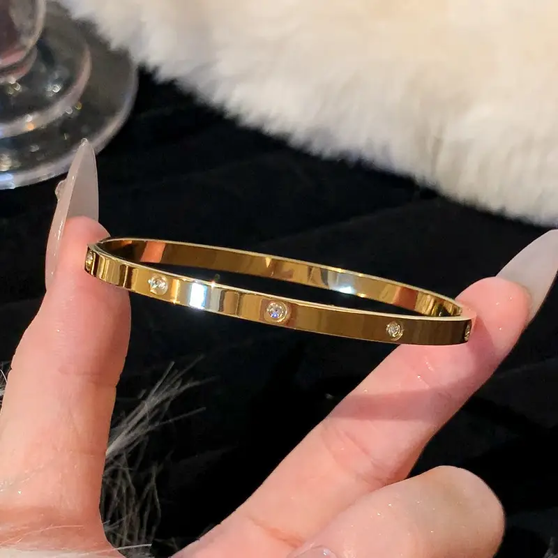 Non-Fading Titanium Steel Bracelet for Women
