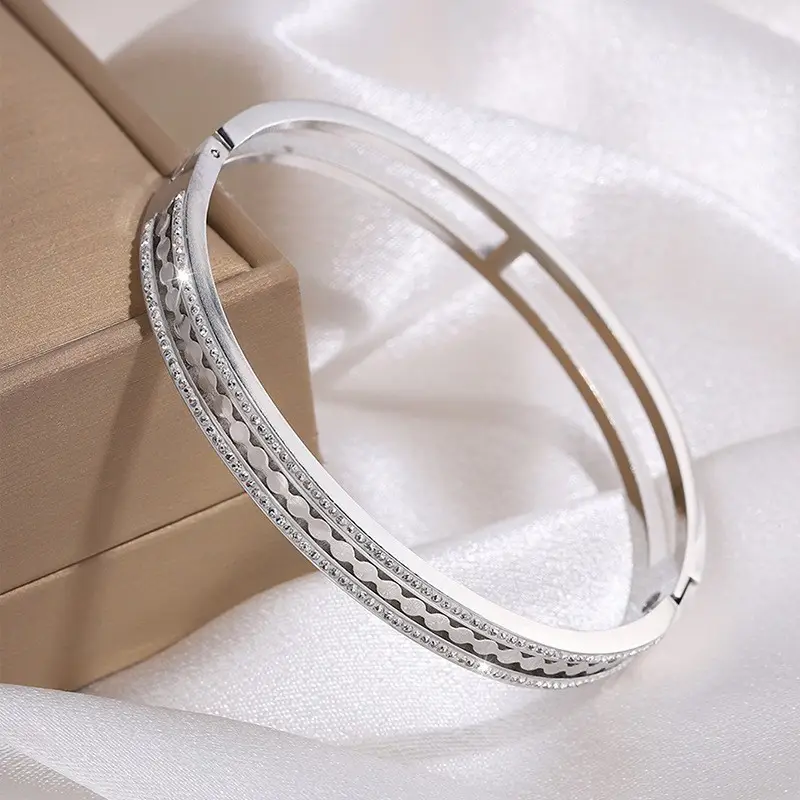 Non-Fading Titanium Steel Bracelet for Women