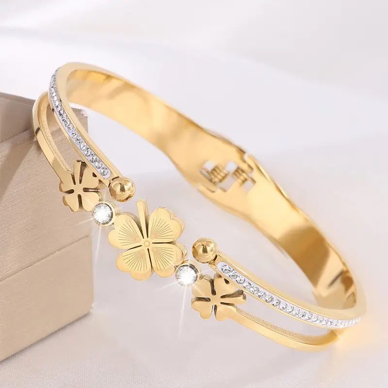Non-Fading Titanium Steel Bracelet for Women