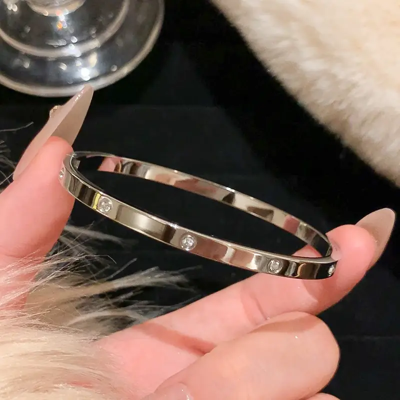 Non-Fading Titanium Steel Bracelet for Women