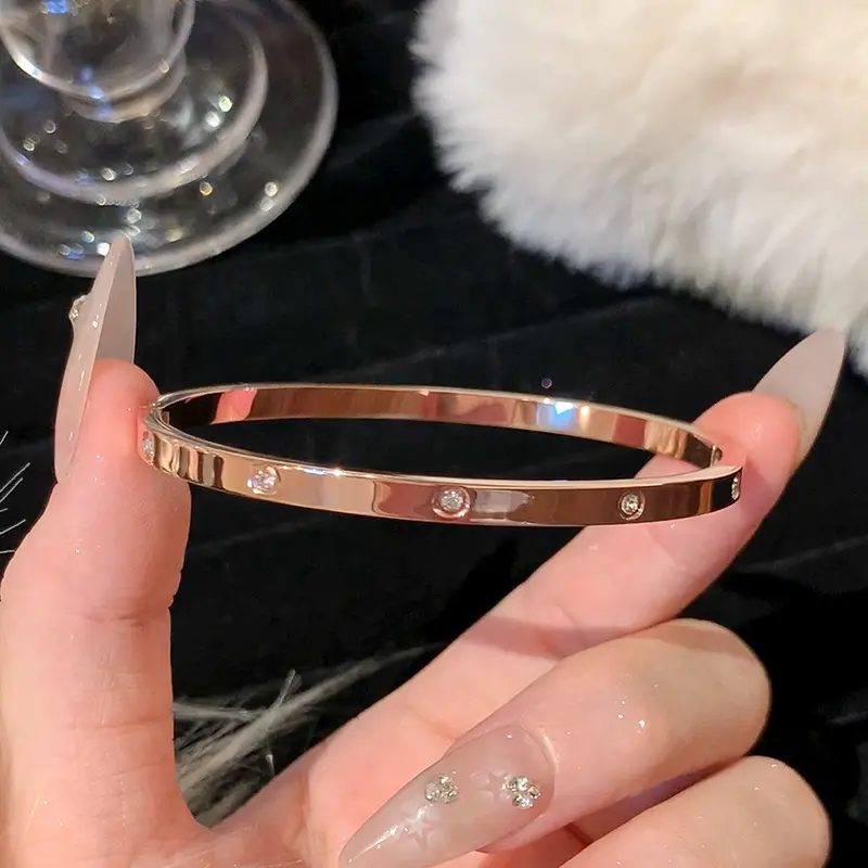 Non-Fading Titanium Steel Bracelet for Women