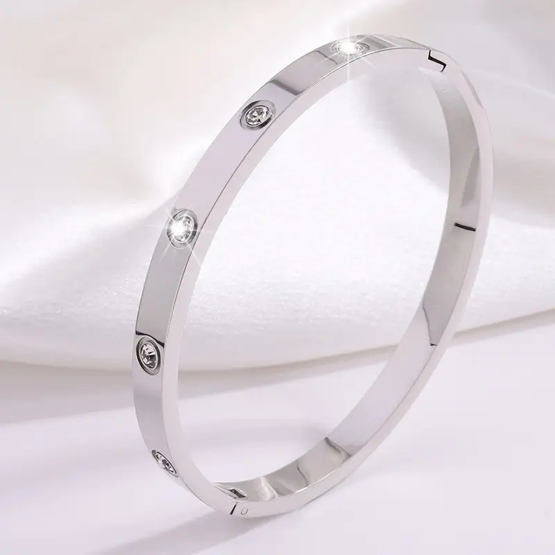 Non-Fading Titanium Steel Bracelet for Women