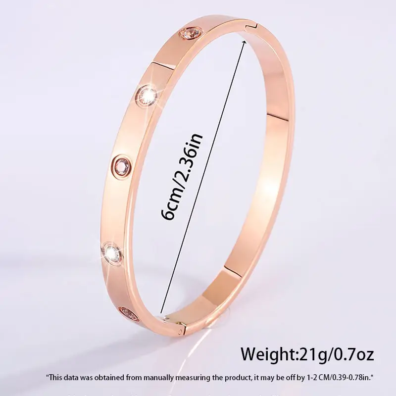 Non-Fading Titanium Steel Bracelet for Women