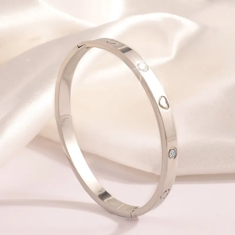 Non-Fading Titanium Steel Bracelet for Women