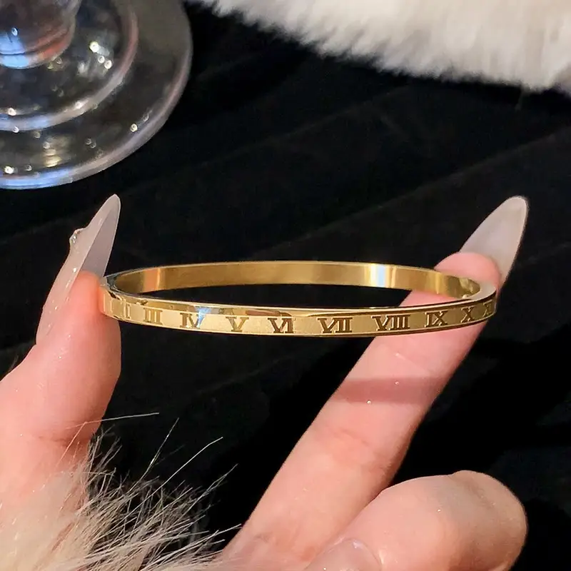 Non-Fading Titanium Steel Bracelet for Women