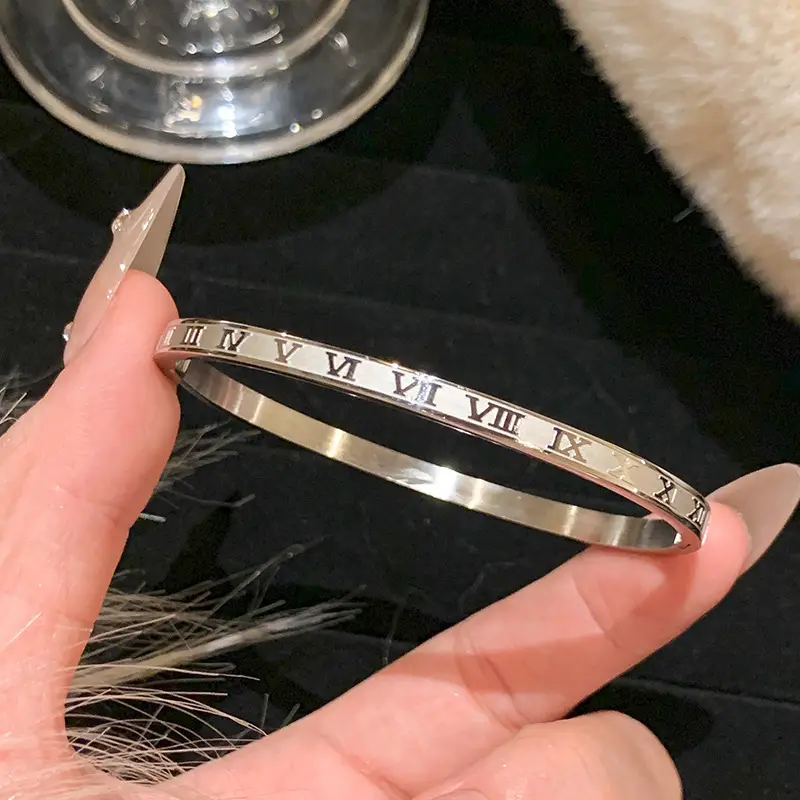 Non-Fading Titanium Steel Bracelet for Women