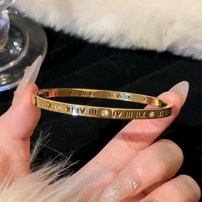 Non-Fading Titanium Steel Bracelet for Women