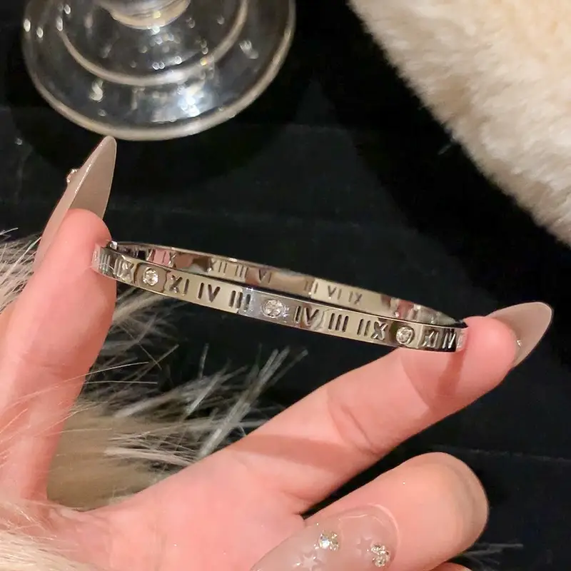 Non-Fading Titanium Steel Bracelet for Women