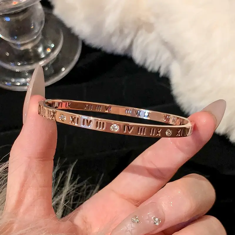 Non-Fading Titanium Steel Bracelet for Women